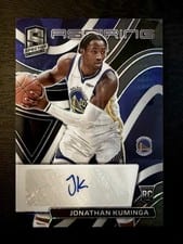 2021-22 Panini Spectra Aspiring Autographs Jonathan Kuminga #AA-JKM card