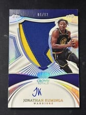 2022-23 Panini Crown Royale Silhouettes Jonathan Kuminga #S-JNK card