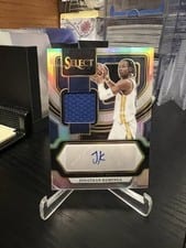 2023-24 Panini Select Autographed Memorabilia Jonathan Kuminga #AM-KUM card