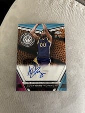 2023-24 Topps Chrome Certified Autographs Jonathan Kuminga #CA-JK card
