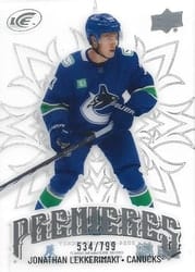 2024-25 Upper Deck Ice Base Set Jonathan Lekkerimaki #215 card