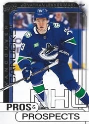 2024-25 Upper Deck Pros & Prospects Jonathan Lekkerimaki #PP-10 card