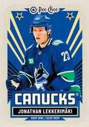 2025-26 O-Pee-Chee Base Retro Jonathan Lekkerimaki #50 card
