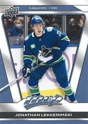 2025-26 Upper Deck MVP Base Set Jonathan Lekkerimaki #156 card