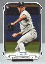 2019 Bowman Sterling Base Set Jonathan Loaisiga #BSR-64 card