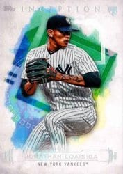 2019 Topps Inception Base Set Jonathan Loaisiga #49 card