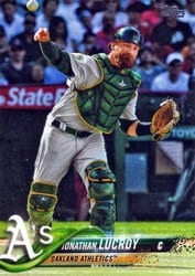 2018 Topps Update Base Set Jonathan Lucroy #US187 card