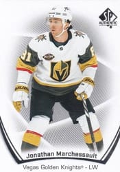 2021-22 SP Authentic Base Set Jonathan Marchessault #63 card