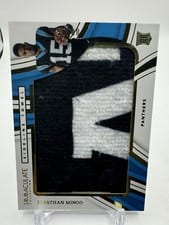2023 Panini Immaculate Collection Sideline Towel Jonathan Mingo #15 card