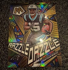 2023 Panini Mosaic Razzle Dazzle Jonathan Mingo #RD-29 card