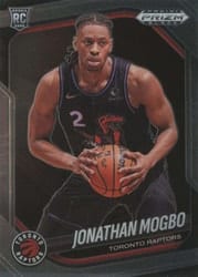2024-25 Panini Prizm Black Base Set Jonathan Mogbo #227 card