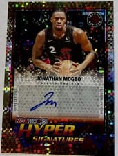 2025-26 NBA Hoops Hoops Hyper Signatures Jonathan Mogbo #HHS-JM card