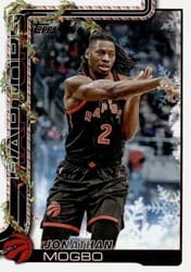 2025-26 Topps Holiday Base Set Jonathan Mogbo #H23 card