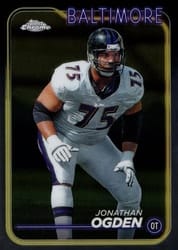 2024 Topps Chrome Base Set Jonathan Ogden #5 card