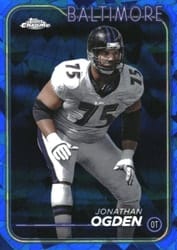 2024 Topps Chrome Sapphire Edition Base Set Jonathan Ogden #5 card