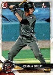 2018 Bowman Draft Base Set Jonathan Ornelas #BD-29 card