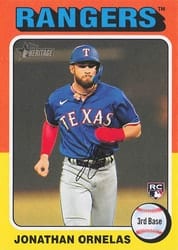 2024 Topps Heritage Mini Base Set Jonathan Ornelas #421 card