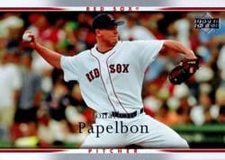 2007 Upper Deck Base Set Jonathan Papelbon #74 card