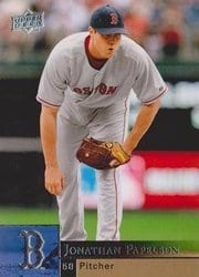 2009 Upper Deck Base Set Jonathan Papelbon #52 card