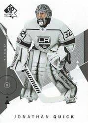 2018-19 SP Authentic Base Set Jonathan Quick #16 card