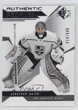 2018 SP Authentic Profiles Jonathan Quick Blue #AP-JQ card