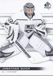 2019-20 SP Authentic Base Set Jonathan Quick #17 card