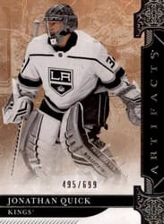 2019-20 Upper Deck Artifacts Base Set Jonathan Quick #142 card