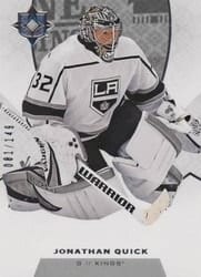 2019-20 Upper Deck Ultimate Collection Base Set Jonathan Quick #16 card