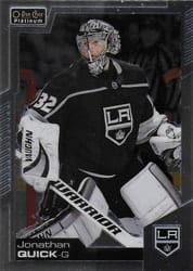 2020-21 O-Pee-Chee Platinum Base Set Jonathan Quick #134 card