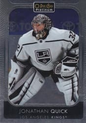 2021-22 O-Pee-Chee Platinum Base Set Jonathan Quick #128 card