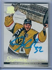 2023-24 Upper Deck The Cup Signature Renditions Jonathan Quick #SR-JQ card