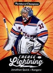 2024-25 Parkhurst Champions Crease Lightning Jonathan Quick #CL-28 card