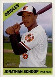 2015 Topps Heritage Base Set Jonathan Schoop #90 card