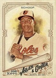 2018 Topps Allen & Ginter Base Set Jonathan Schoop #79 card