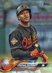 2018 Topps Base Set Jonathan Schoop #131 card
