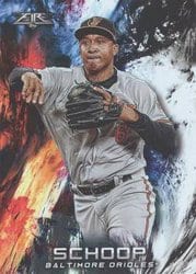 2018 Topps Fire Base Set Jonathan Schoop #35 card