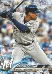 2018 Topps Holiday Base Set Jonathan Schoop #HMW44 card
