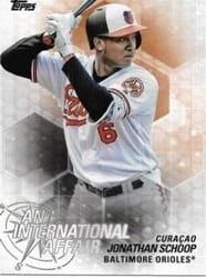 2018 Topps Update An International Affair Jonathan Schoop #IA-11 card