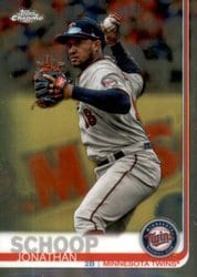 2019 Topps Chrome Update Base Set Jonathan Schoop #10 card