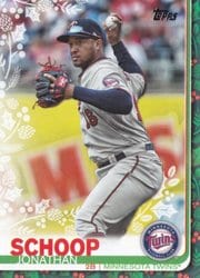2019 Topps Holiday Base Set Jonathan Schoop #HW97 card