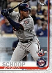 2019 Topps Opening Day Base Set Jonathan Schoop #74 card