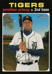 2020 Topps Heritage Base Set Jonathan Schoop #572 card