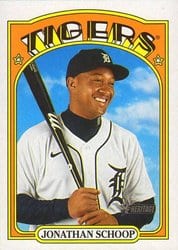 2021 Topps Heritage Base Set Jonathan Schoop #328 card