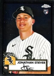 2021 Topps Chrome Platinum Anniversary Base Set Jonathan Stiever #33 card