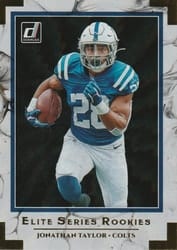 2020 Donruss Elite Series Rookies Jonathan Taylor #ESR-JT card