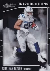 2020 Panini Absolute Introductions Jonathan Taylor #15 card