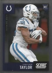 2020 Panini Chronicles 2020 Score Update Rookies Jonathan Taylor #447 card