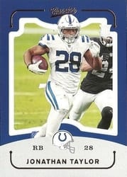 2020 Panini Chronicles Classics Jonathan Taylor #CL-12 card