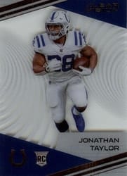 2020 Panini Chronicles Clear Vision Rookies Jonathan Taylor #CV-7 card
