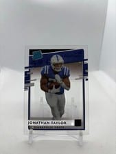 2020 Panini Chronicles Clearly Donruss Rated Rookies Jonathan Taylor #RR-JT card